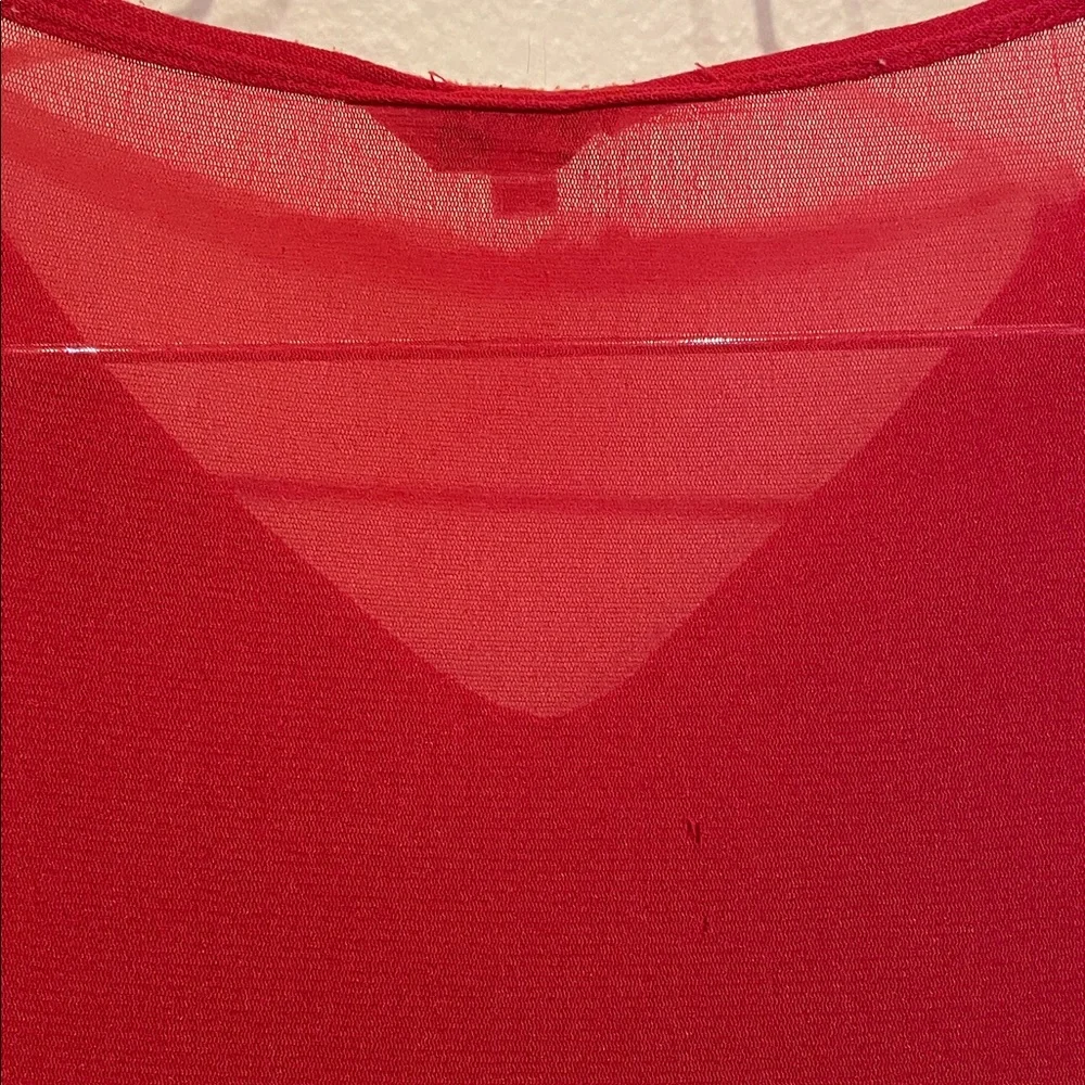 Deep Red V-Neck Allen BY ABS Top